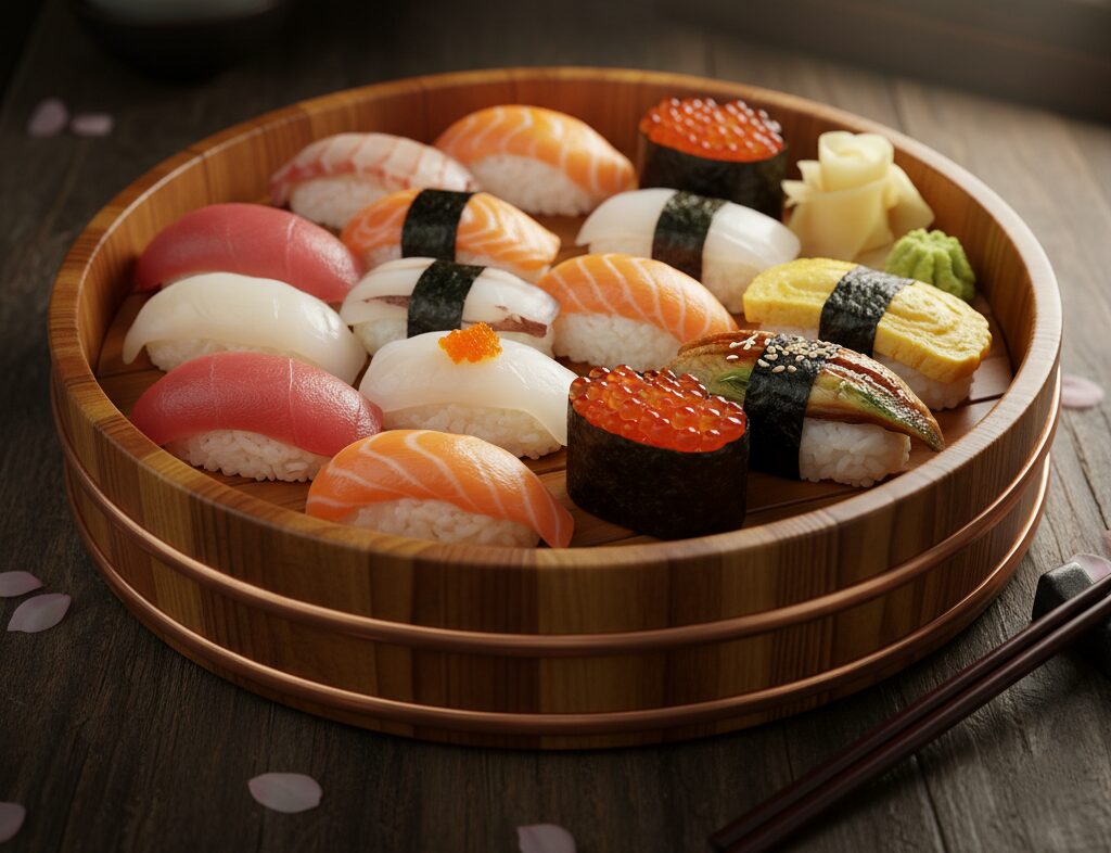 にぎり寿司の画像