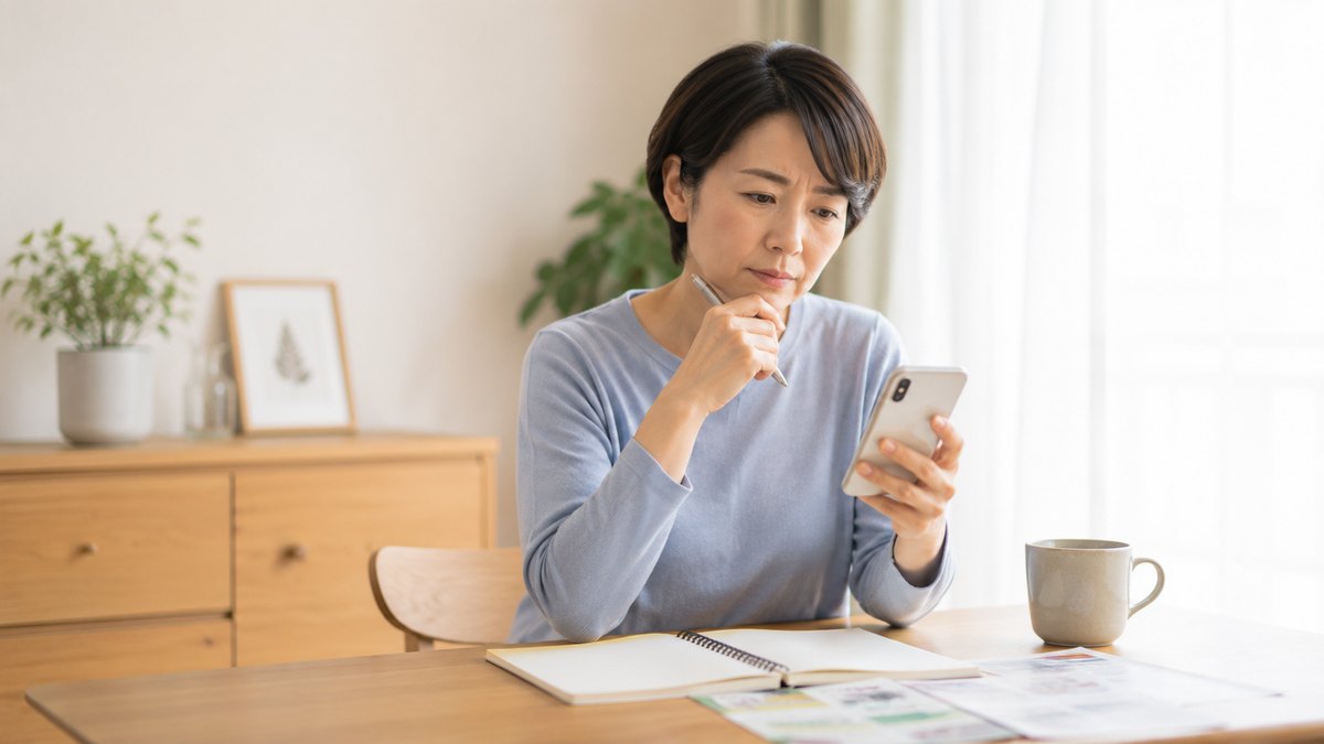 イチロウの訪問介護の評判・口コミを家族がスマートフォンで調べるイメージ